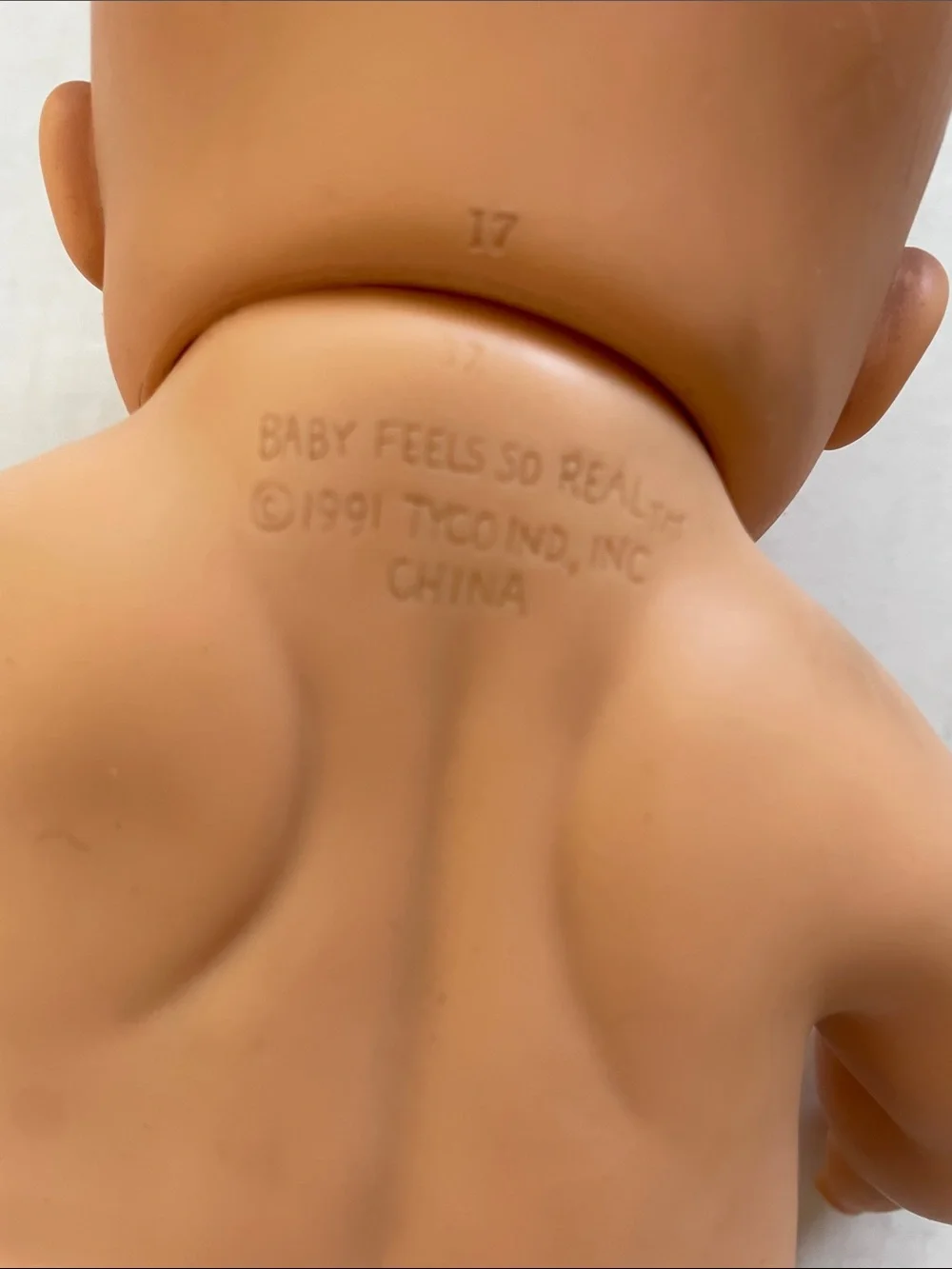 Vintage 90s Baby feels so real doll vintage Tyco weighted soft spot bones infant